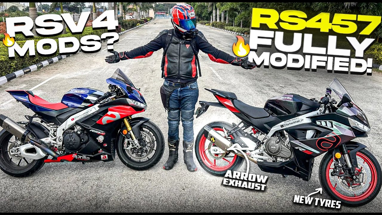Fully modified Aprilia RS457. Upgrades explained.