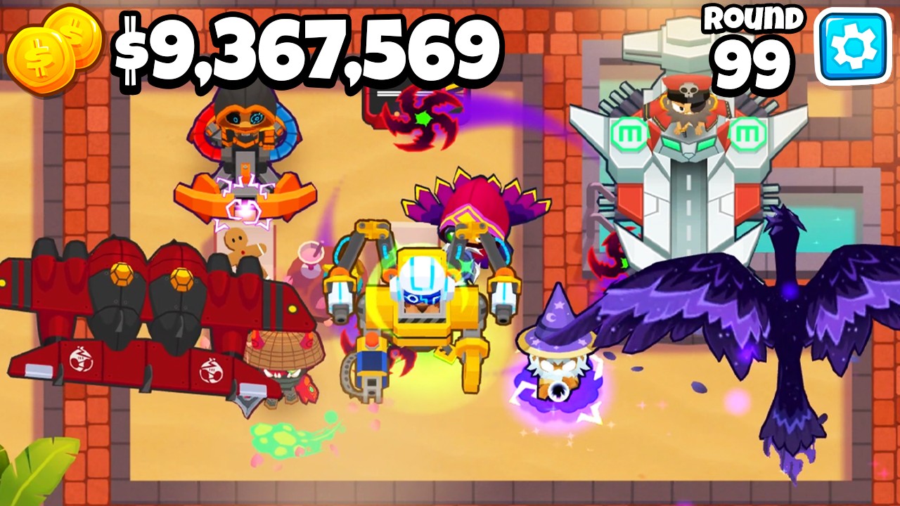 $9,367,569 at Round 99 With NO MODS?! | Best Farming Strategy in BTD 6!