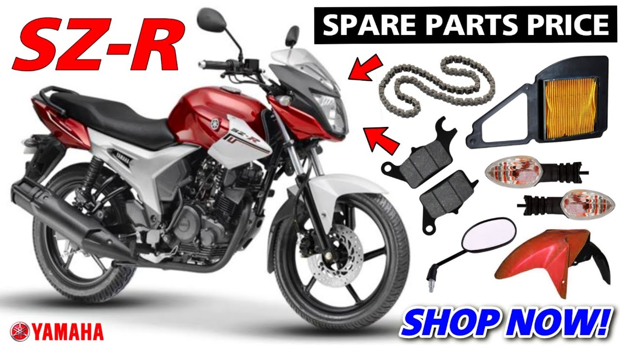 Yamaha SZ-R Spare Parts Price List 2024 ❤️🤍 | Order Spare Parts Online Shopping 🚚🇮🇳 +91 98932 35053