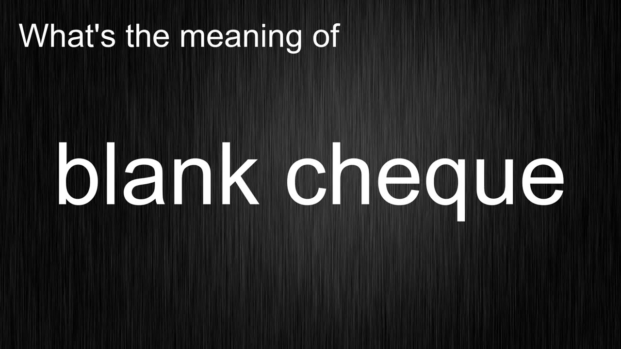 What's the meaning of 