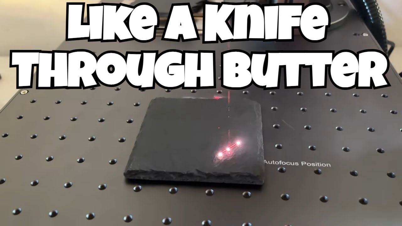 Masterfully Engraving Stone - Monport GA 100W Fiber Laser