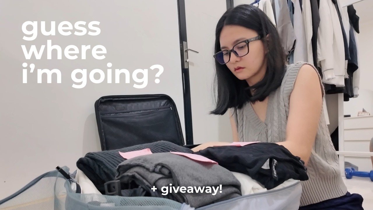 pack with me & giveaway! | my 20s chronicles
