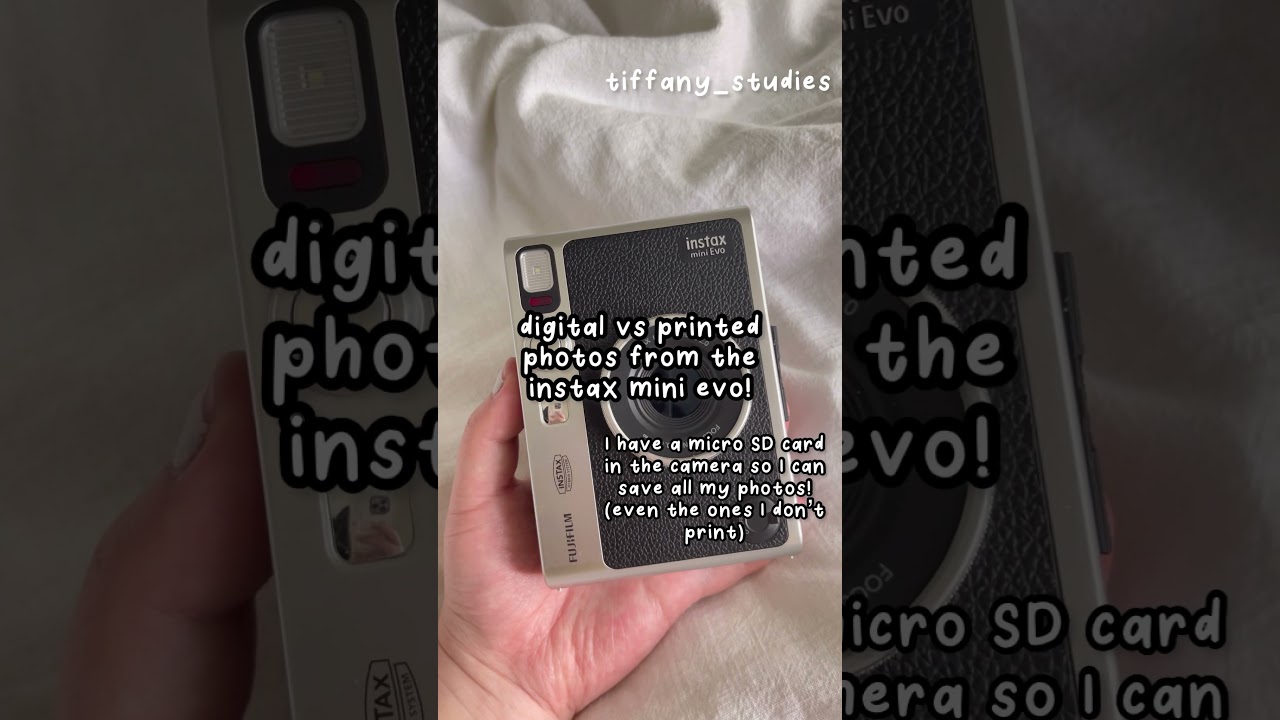 Instax mini evo digital vs printed photos #instax #instaxminievo #digitalcamera