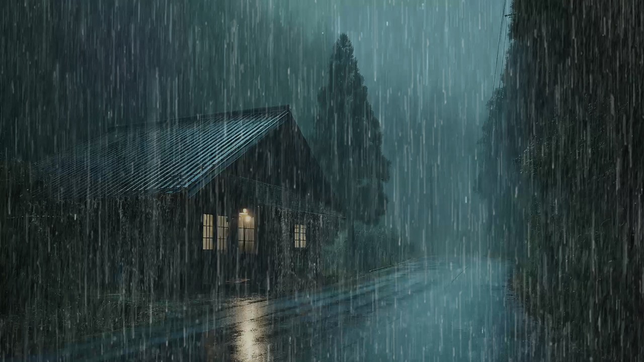 Sons de Chuva no Telhado da Floresta para Acalmar a Mente e Dormir em Paz a Noite Toda