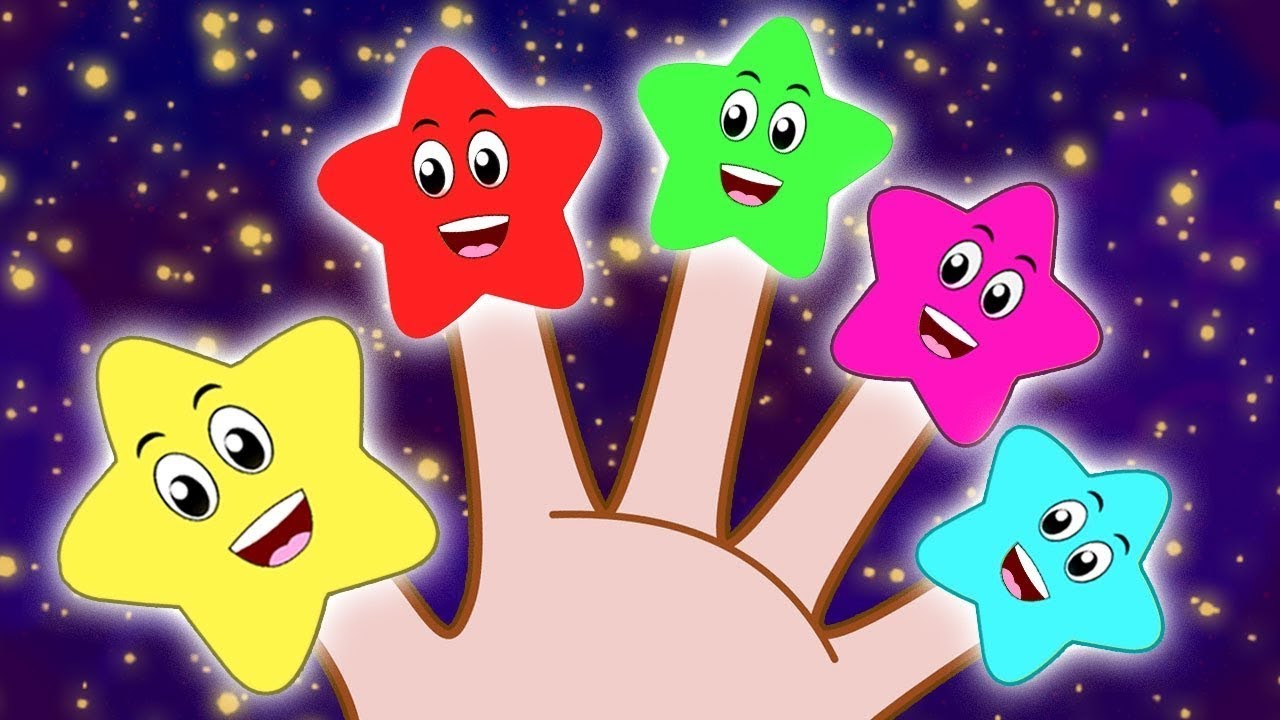 🌈 Colorful Stars Finger Family | Fun Finger Family Songs Collection For Kids