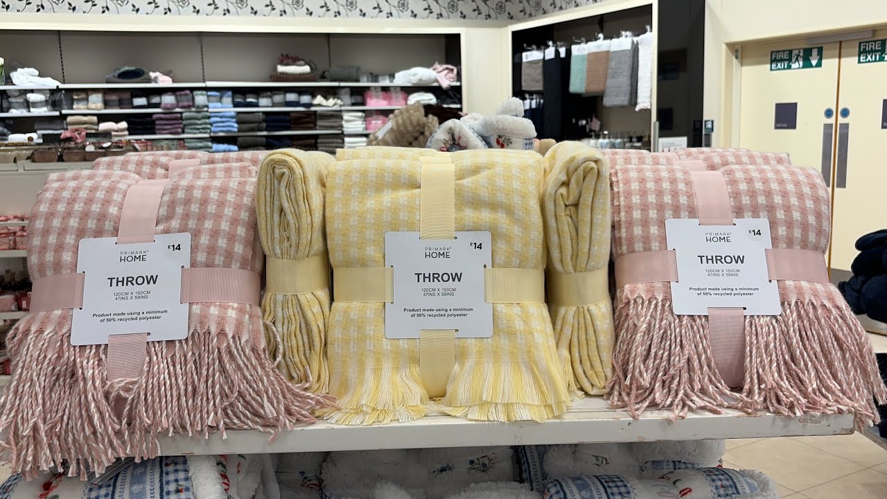 Новая коллекция товаров для дома от Primark - январь 2026 года.