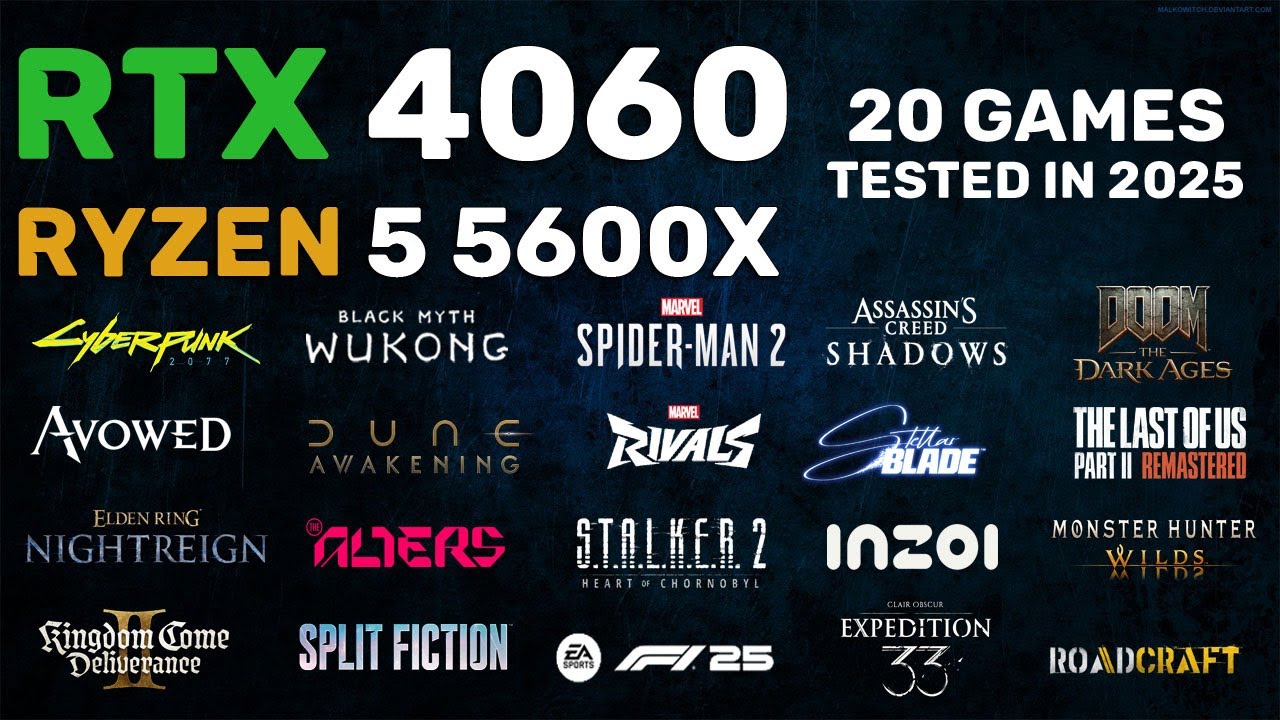 RTX 4060 & Ryzen 5 5600x in 2025 - 20 Games Tested