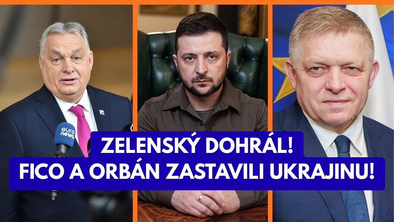 Šokující krok. Fico a Orbán zastavili Ukrajinu. Rozhodnutí nemá obdoby!