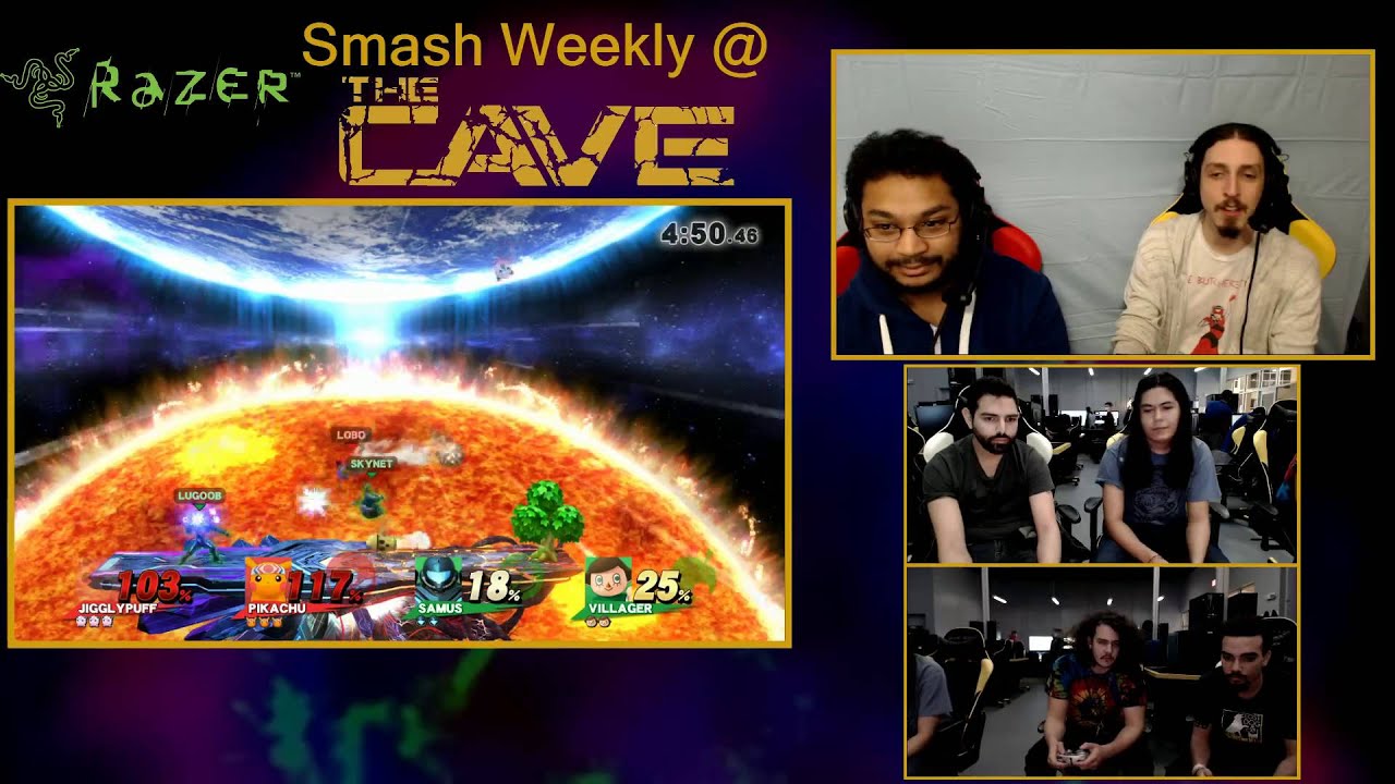 The Cave Smash 4 Thursday Weekly Tournament #1 FULL VOD (Teams+Singles)