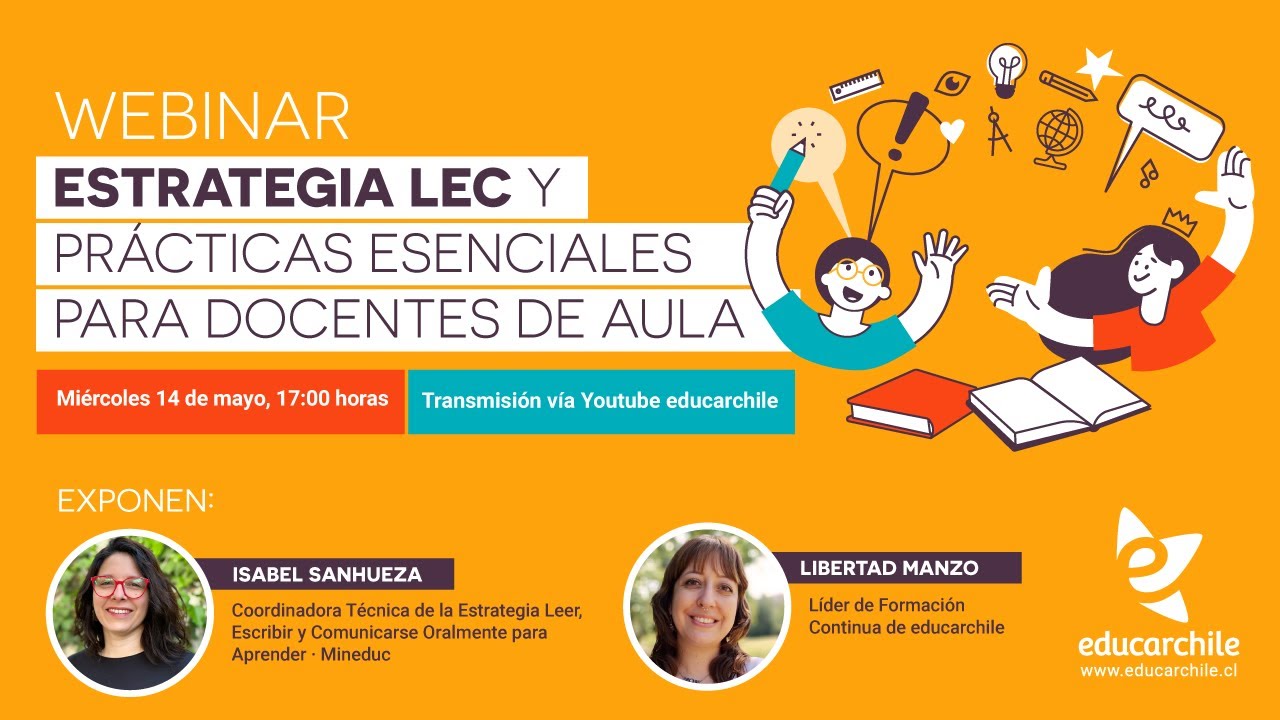 Webinar Estrategia LEC y Pr&aacute;cticas Esenciales para docentes de aula