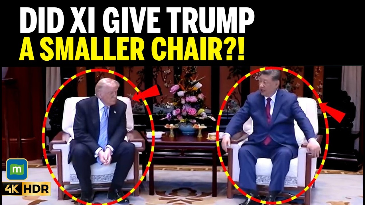 Trump-Xi Meeting Video Goes Viral As Chair Height Sparks Speculation During China Talks