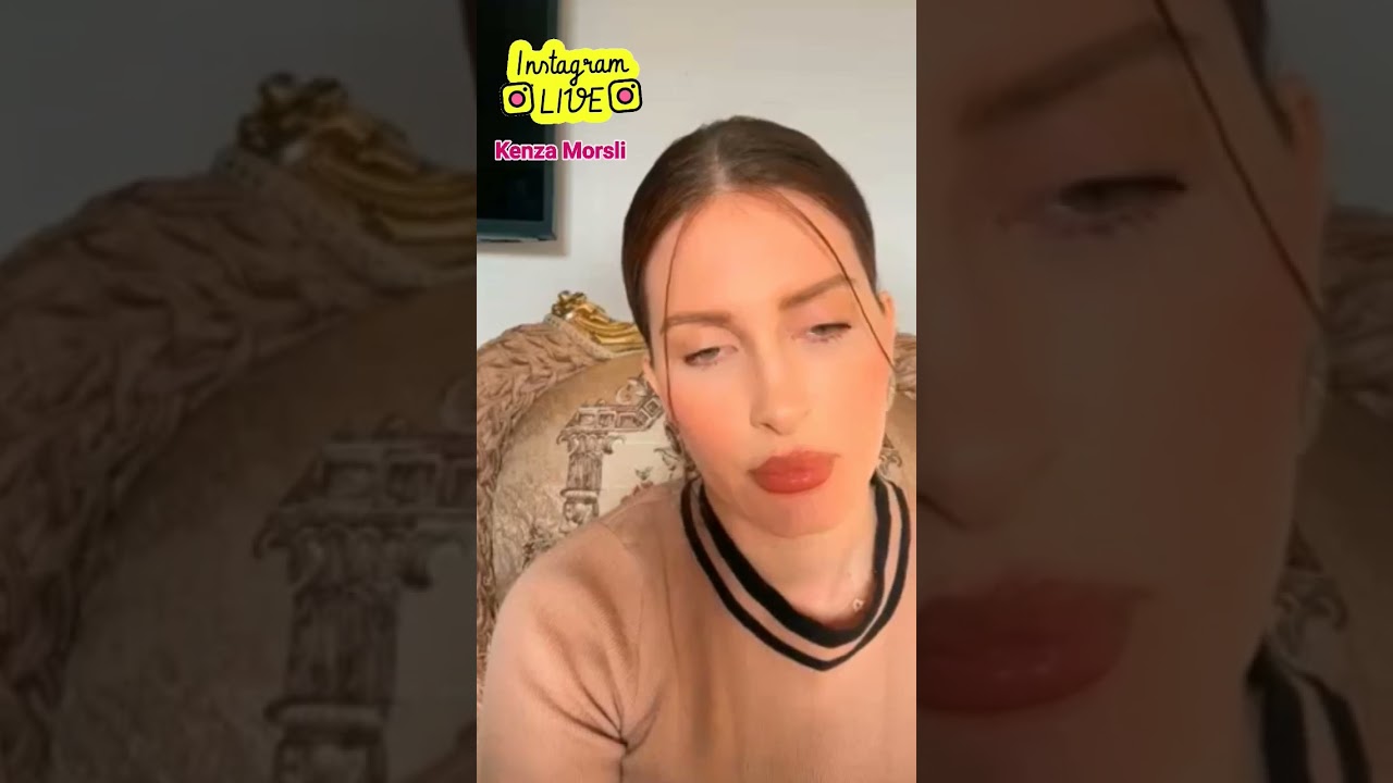 Live Kenza Morsli in instgram part 1 #KenzaMorsli #liveinstagram #كنزة_مرسلي
