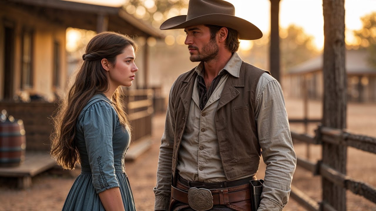 Her Stepfather Sold Her to Cover His Debts, The Cowboy Outbid Everyone and Let Her Choose