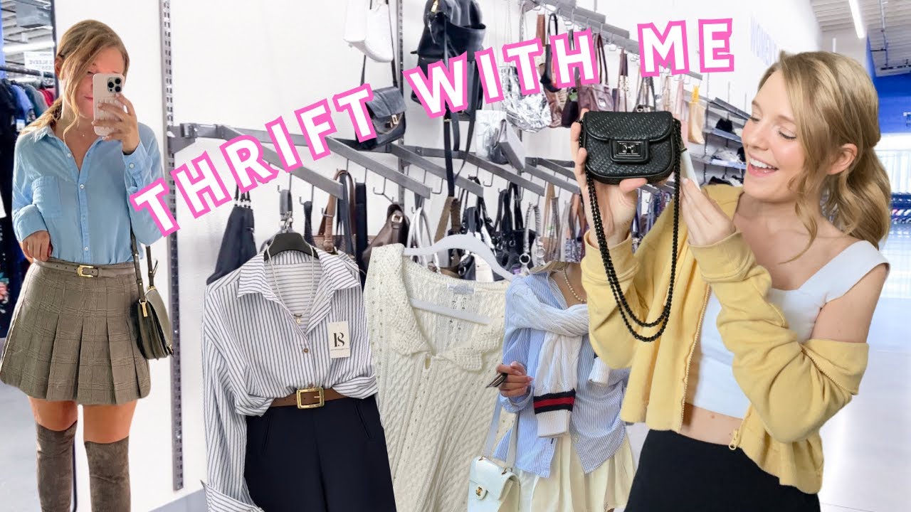 Thrift With Me *нахожу ДИЗАЙНЕРСКУЮ СУМКУ за 4,99 доллара!!!* | Old Money / Rich Aesthetic