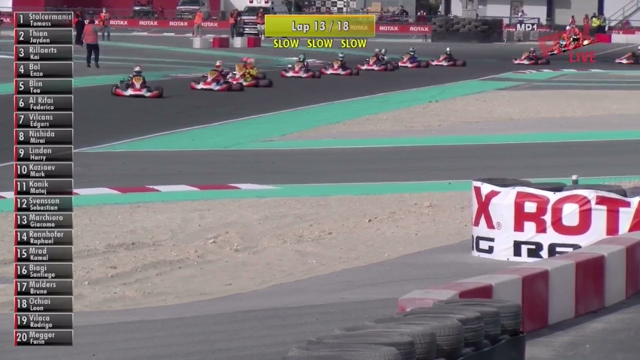 Rotax Max Challenge Grand Finals 2021 Bahrain - Tomass Štolcermanis Rotax Junior max 1st place