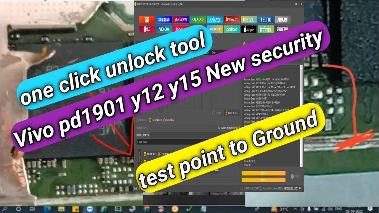 vivo y12 y15 y17 test point unlock tool OnlineRepairMobile@onlinerepairmobile