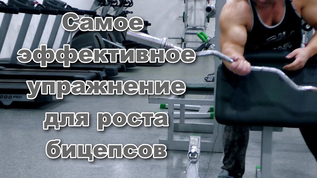 Самое эффективное упражнение для роста бицепсов