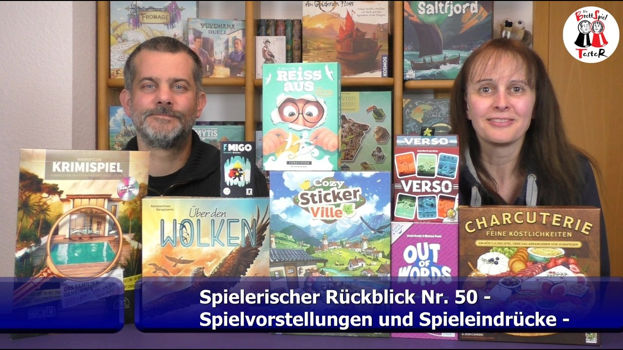 Spielerischer Rückblick Nr. 50 - Spielvorstellungen und Spieleindrücke - Die Brettspieltester