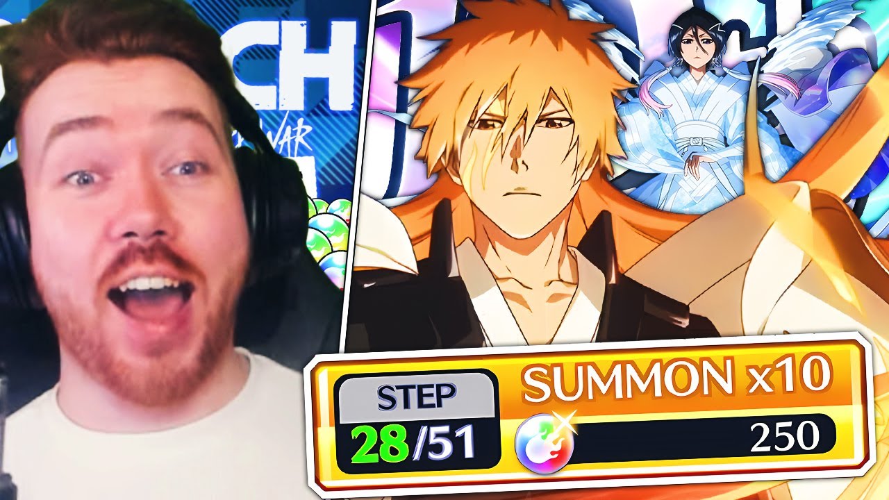 NEW 10TH ANNIVERSARY SOUL ASCENSION ICHIGO & RUKIA SUMMONS! Bleach: Brave Souls!