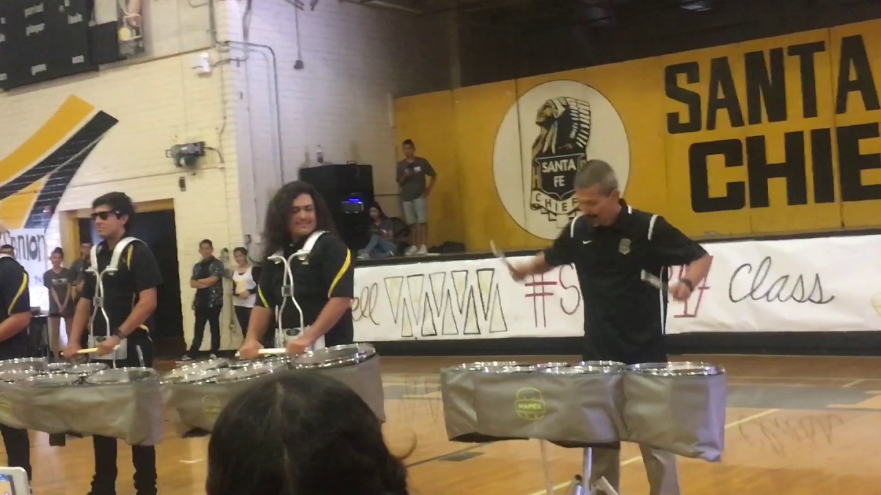 Santa Fe Drumline 2017 Farewell Assembly