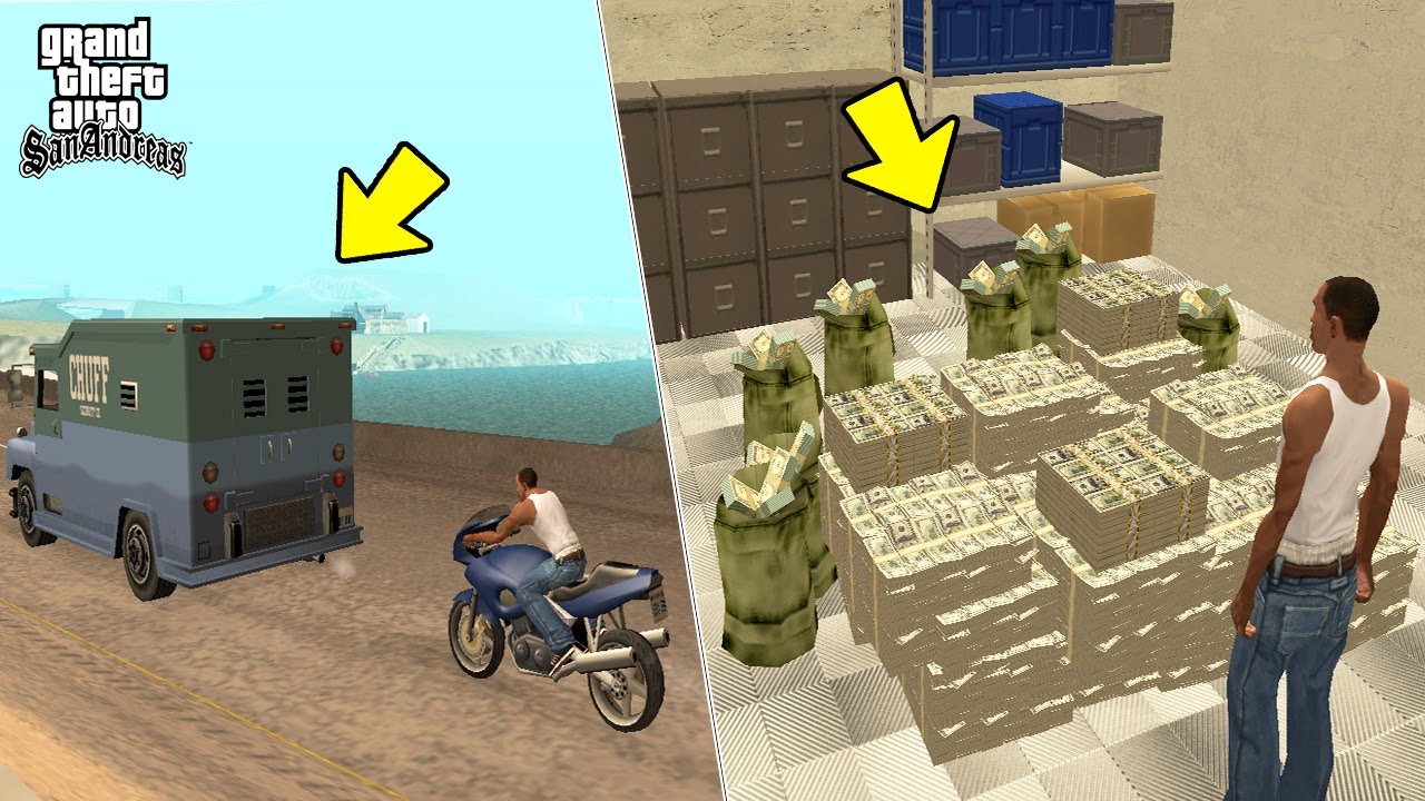 What happens if you follow the Security Van in GTA San Andreas!(Hidden Secret)