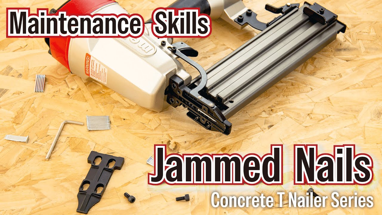 Concrete Nailer Repair-How to Fix Nail Jam