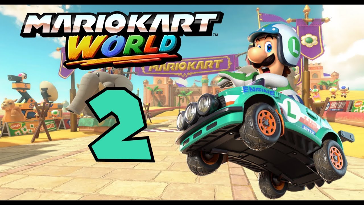 Luigi Is Owned By Disney Now? Mario Kart World Walkthrough Part 2!