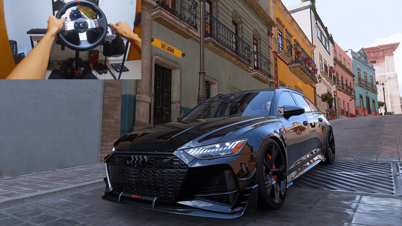 AUDI RS6 Avant 1000HP  - Steering Wheel Shifter Logitech G27