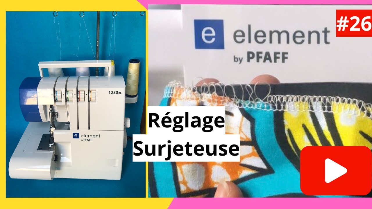COMMENT RÉGLER LES POINTS DE VOTRE SURJETEUSE @Atelier-vickymode