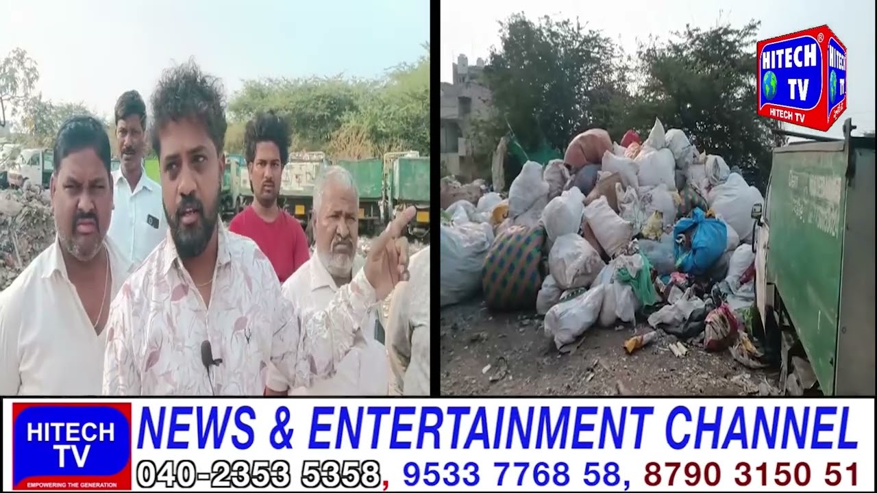 Hyderabad: Illegal Auto & Vehicle Parking & Throwing Garbage at Kali Mata Temple Seven Acres Land.