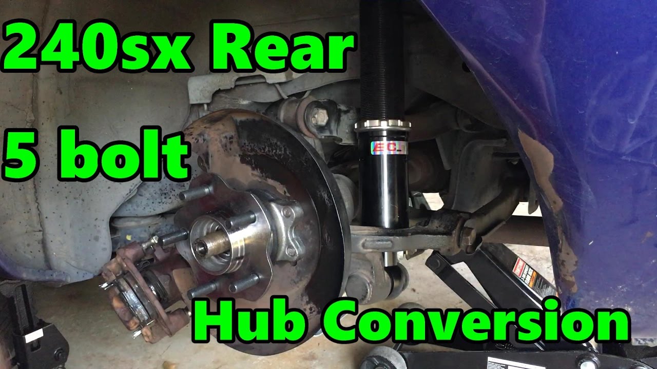 240sx 5 Bolt Hub Conversion (Part 2)
