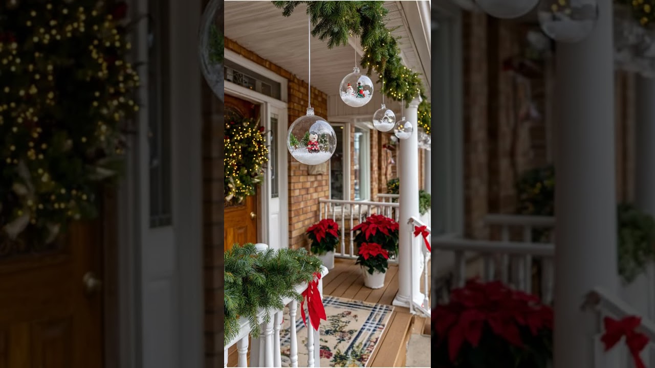15 Townhouse Front Porch Christmas Decor Ideas For A Festive Welcome
