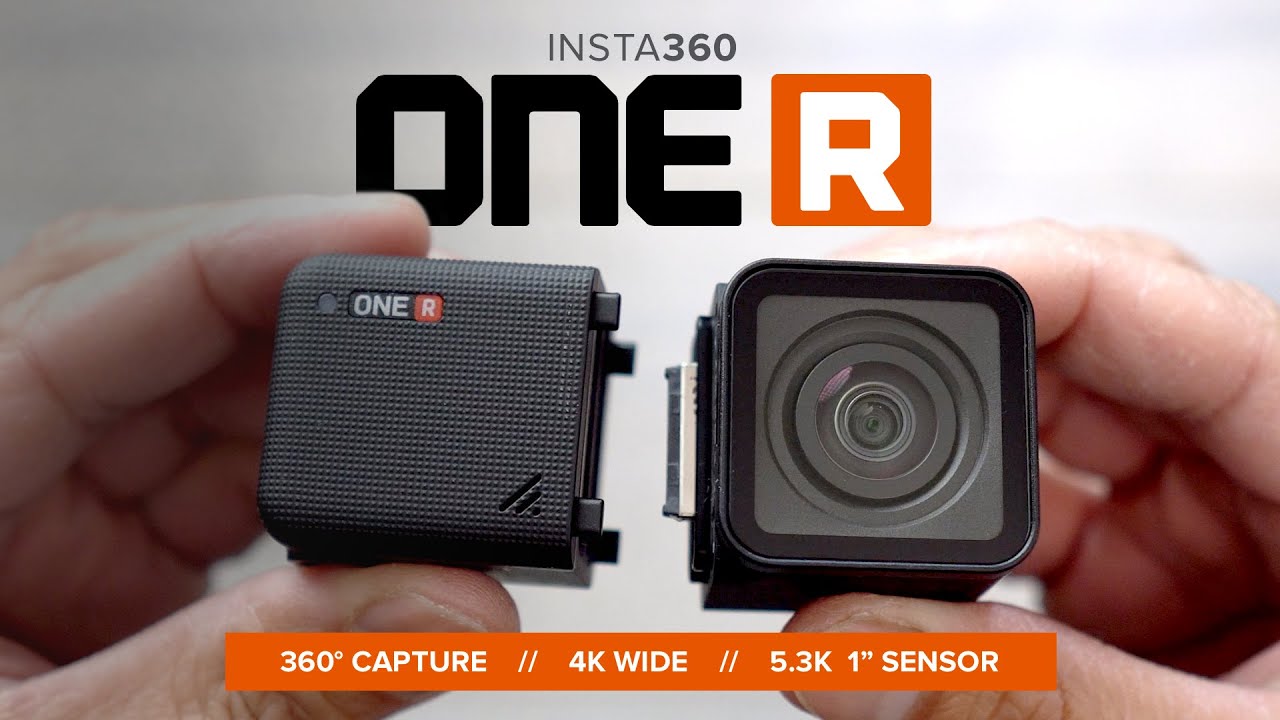 Insta360 One R Interchangeable Lens Action Camera - First Look and Setup