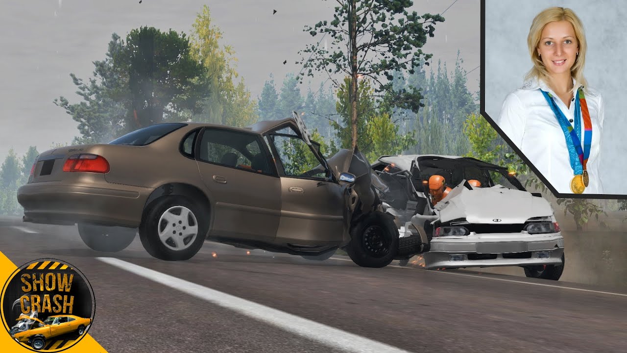 BeamNG Drive - Как Погибла Олимпийская Чемпионка | Авария Натальи Лавровой