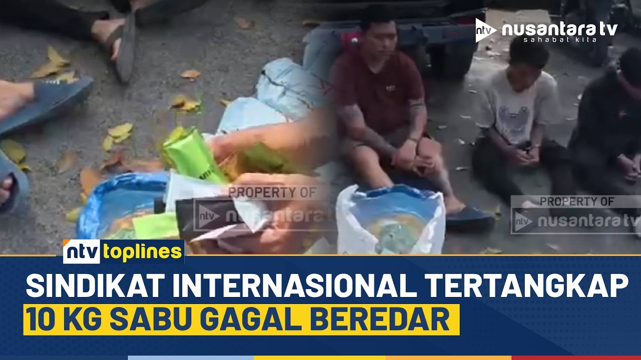Polisi Ringkus Jaringan Narkoba, 10 Kg Sabu Diselundupkan Lewat Tangki Motor | NTV TOPLINES