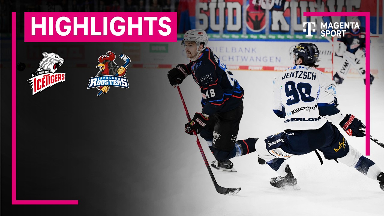 N&uuml;rnberg Ice Tigers - Iserlohn Roosters | PENNY DEL | MAGENTA SPORT