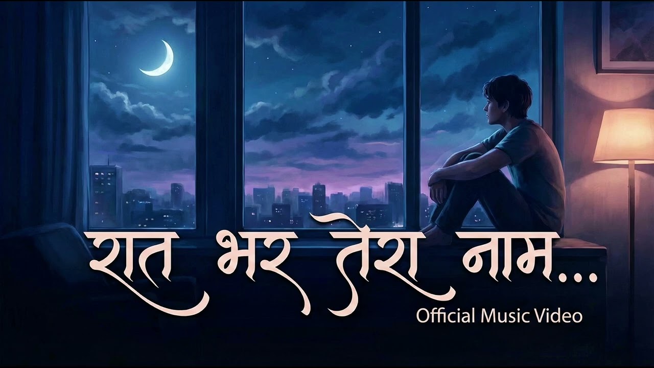 रात भर तेरा नाम 💔 | 90s Sad Romantic Song | Old Style Hindi Melody