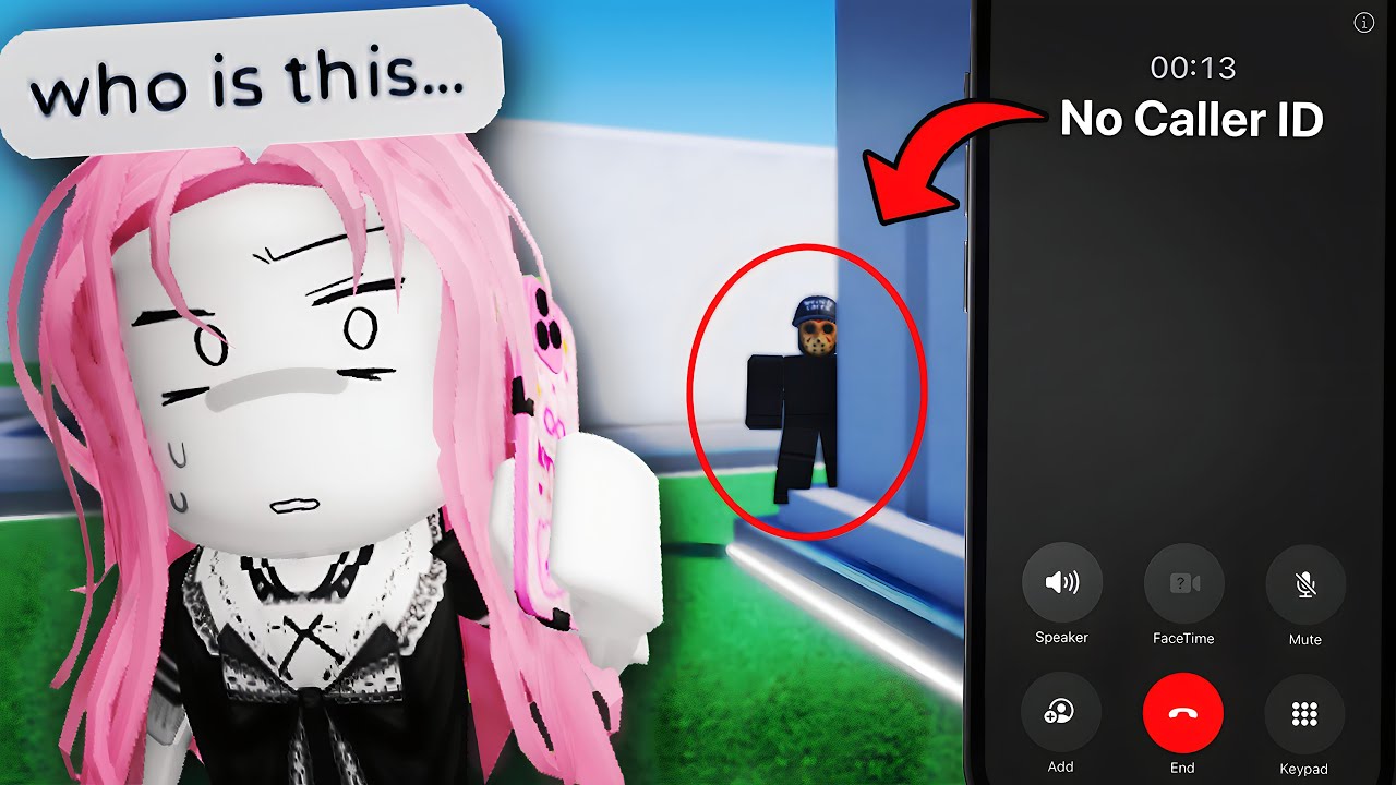 Розыгрыш игроков Roblox от имени ЖУТКОГО СТАЛКЕРА...