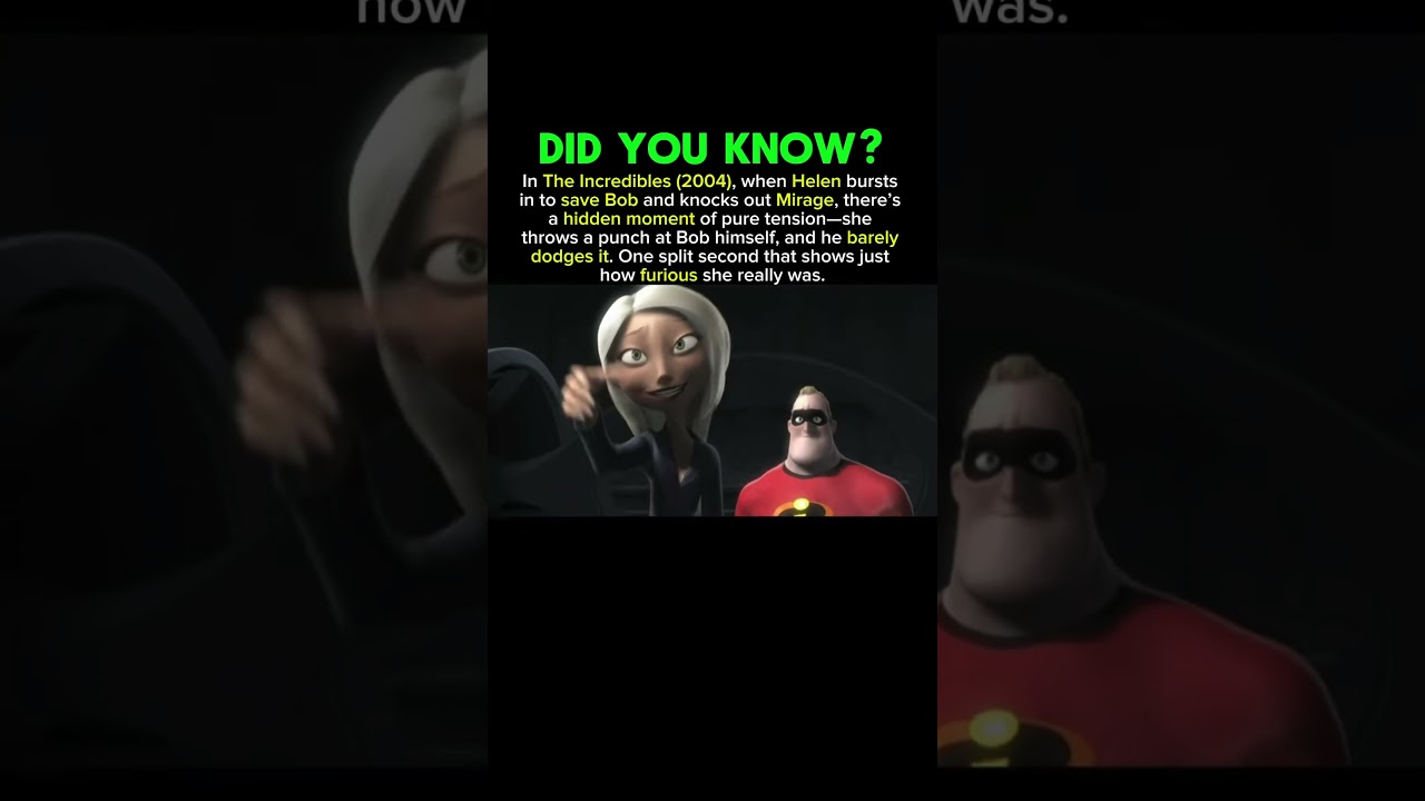 You Missed This Tense Moment in The Incredibles