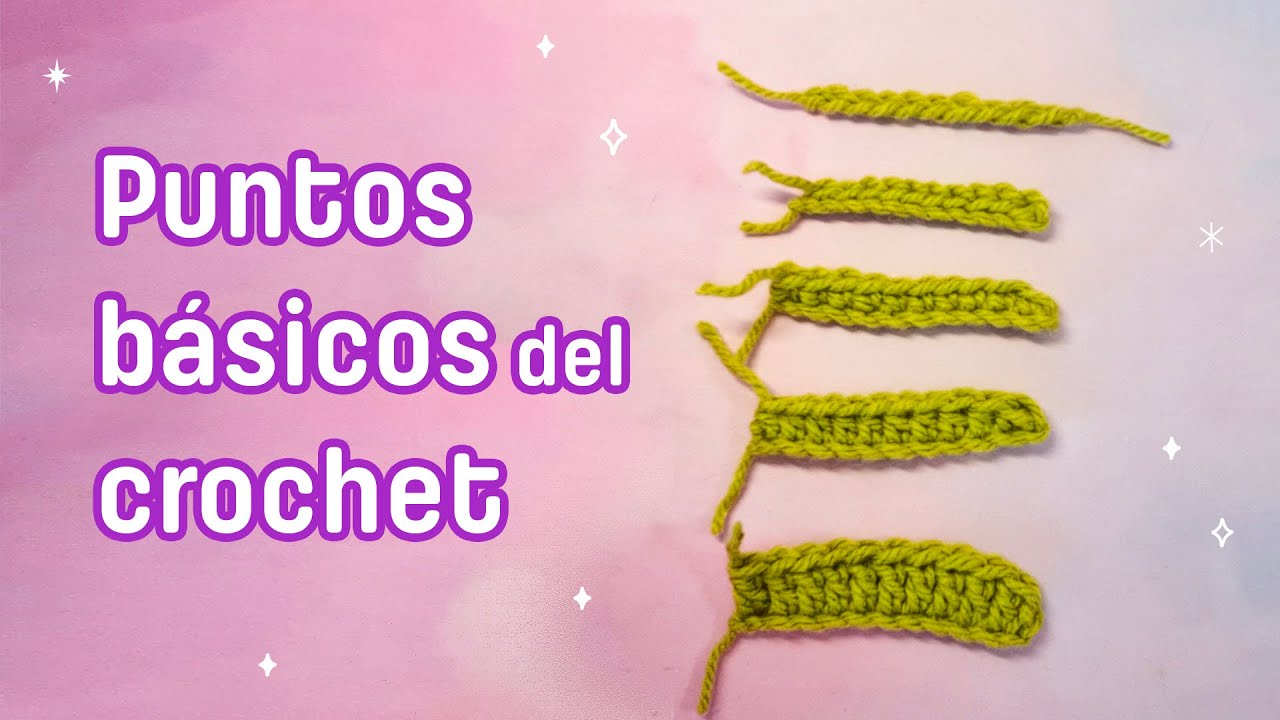 Puntos básicos de crochet + símbolos y abreviaturas | Guía completa 🧶