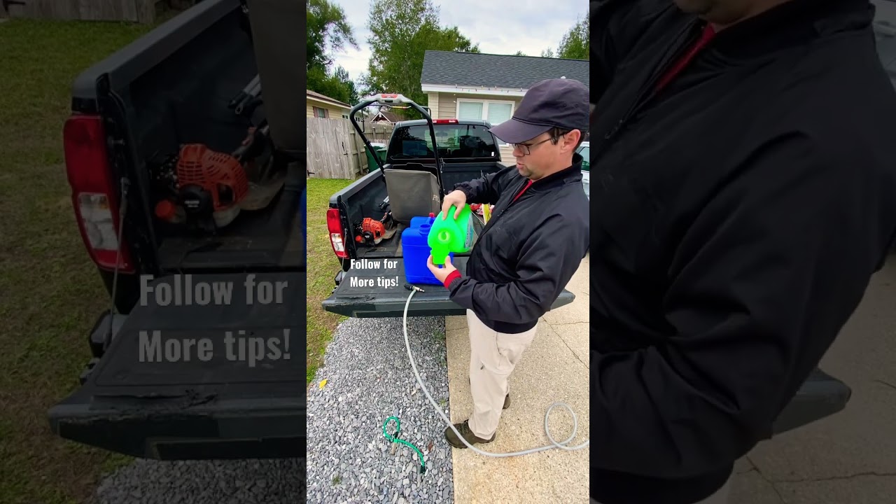 How to mix bleach for pressure washing! #smallbusiness #howto #tips #lifehacks
