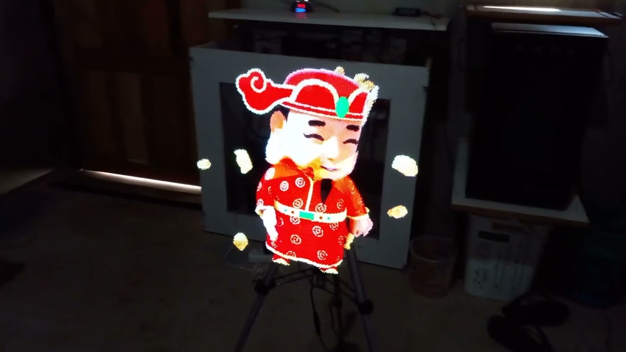 Holograma do AliExpress. Imagens incríveis