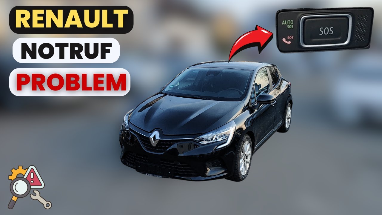 Renault Clio 5 SOS Notrufsystem prüfen Fehler AE0E49 Telematik Steuergerät