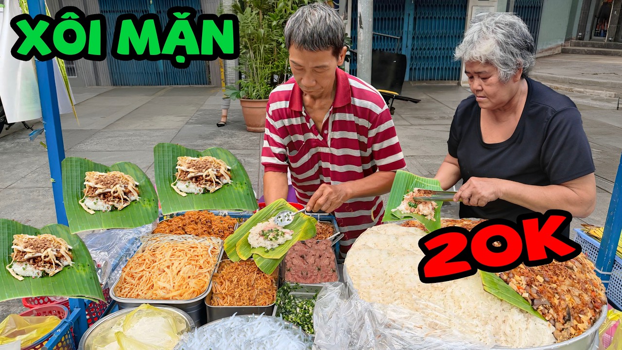 Lộ Diện Bà Trùm Bán XÔI MẶN 20K Người Đứng Sau 2 Xe Xôi Siêu Đông Khách Nổi Tiếng Khu Vực Q11