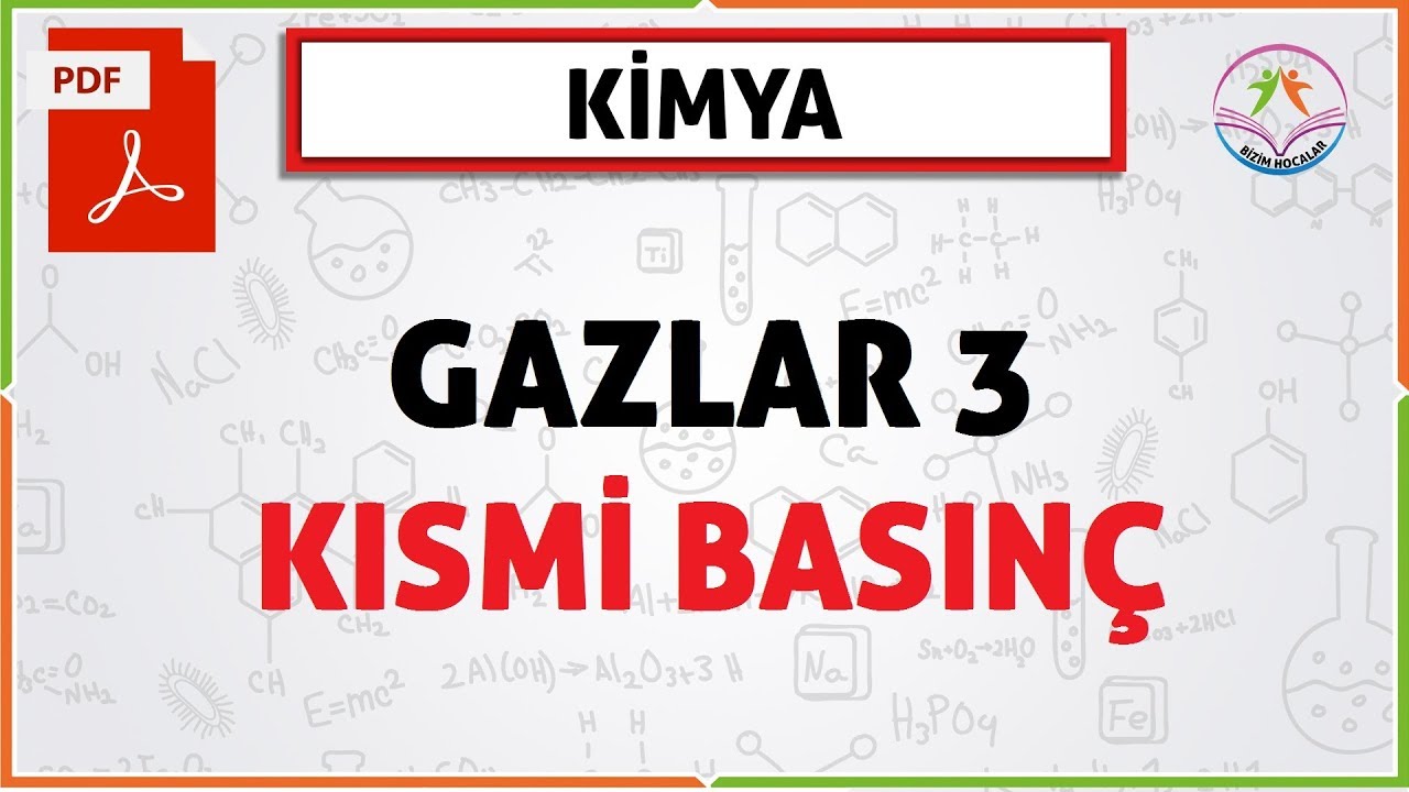 GAZLAR 3 (KISMİ BASINÇ)(2020 AYT)(11. SINIFGAZLAR)(YENİ MÜFREDAT)
