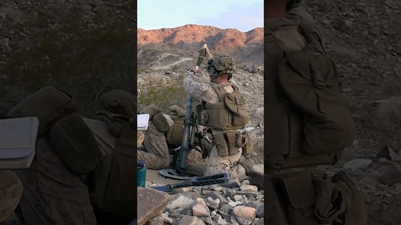 81mm mortar live fire training!