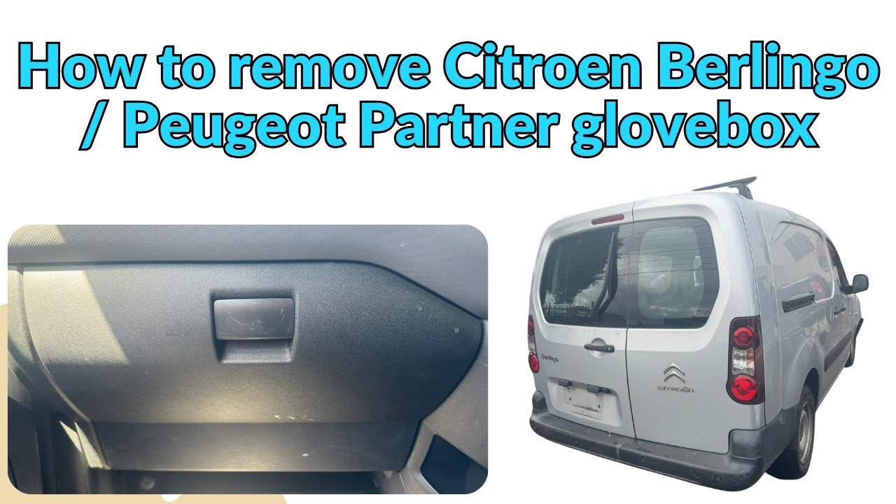 Как снять перчаточный ящик Citroen Berlingo Peugeot Partner