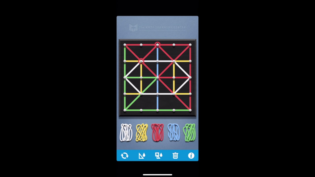Geoboard - Shapes for preschoolers