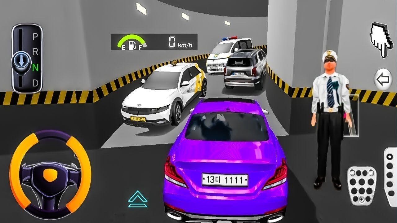 New US Police Car Chase in Parking Garage! 🤯 | 3D Driving Class Gameplay Driving Class Game#gameplay