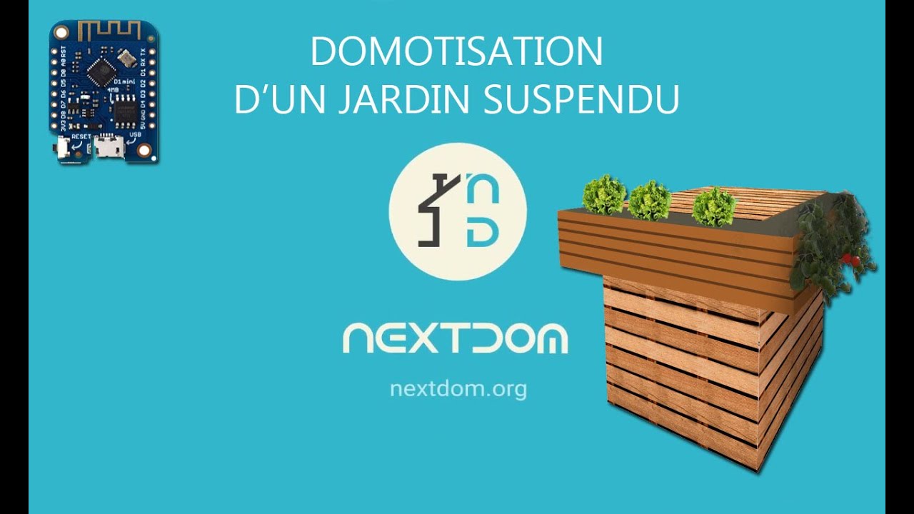 domotisation d'un jardin suspendu sous jeedom nextdom